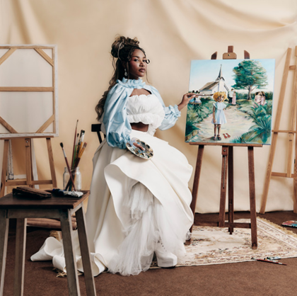 Ebony estética artística no álbum KM2 De Luxo