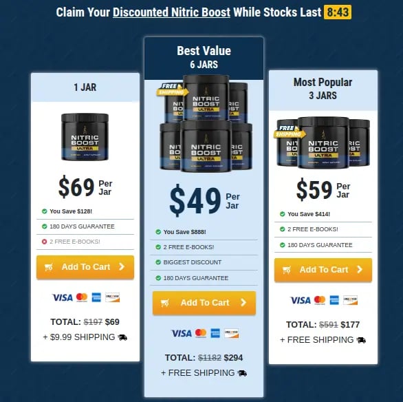 Buy Nitric Boost Ultra