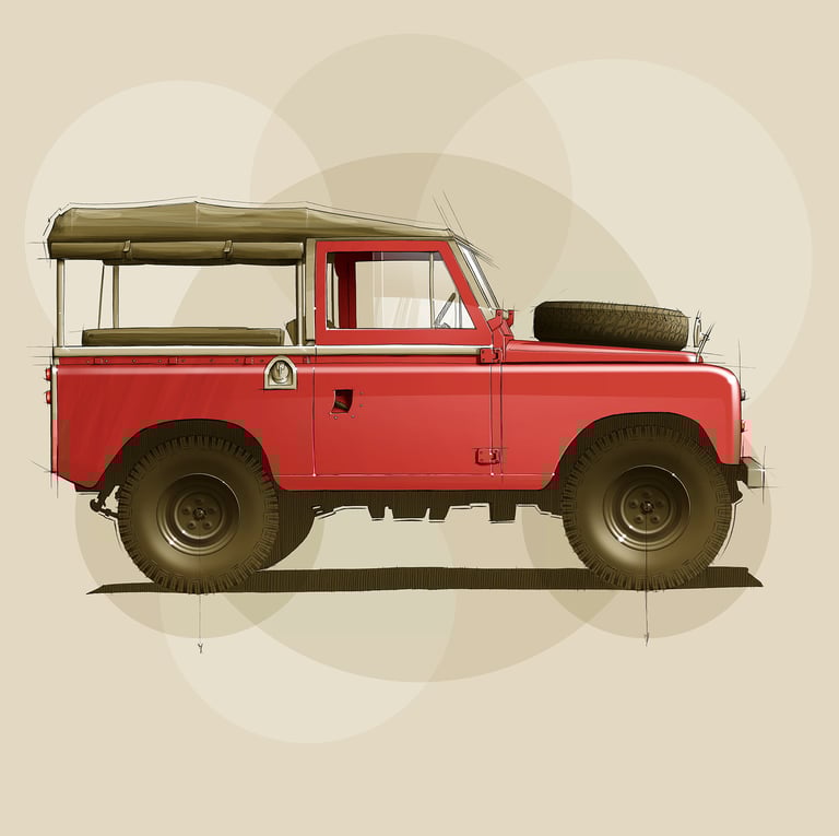 Land Rover Defender illustration