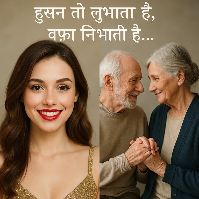 हुस्‍न की तड़प बनाम वफा की मिठास