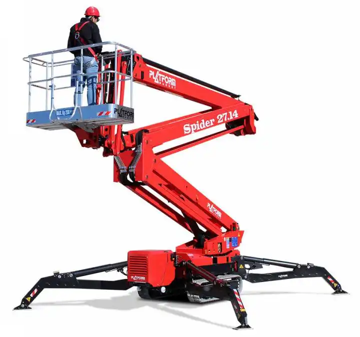 Spider lifts, also known as tracked aerial lifts, are versatile machines used for working at heights