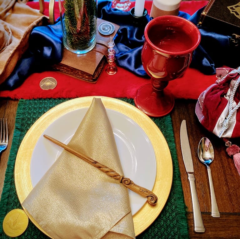 Harry Potter Wedding Place Setting