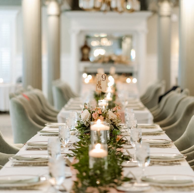 Elegant Wedding Place Setting
