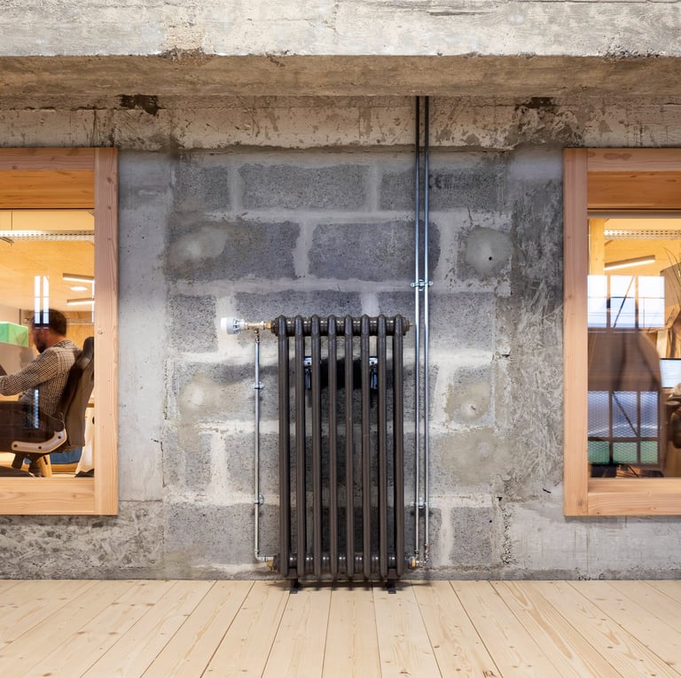 réemploi radiateur fonte lot réemploi grande halle colombelles wip