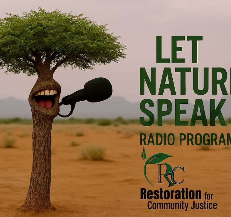 a tree with a tree in the middle of it and a microphone in the middle