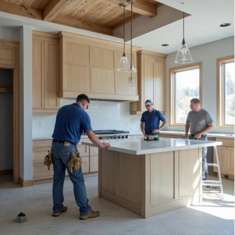 Monitoring construction progress during home remodel project with RenoPLNR workflow tool