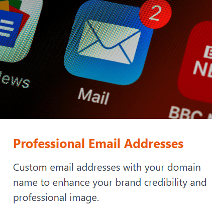 a mail logo with two missed mails attached to it, with words below
