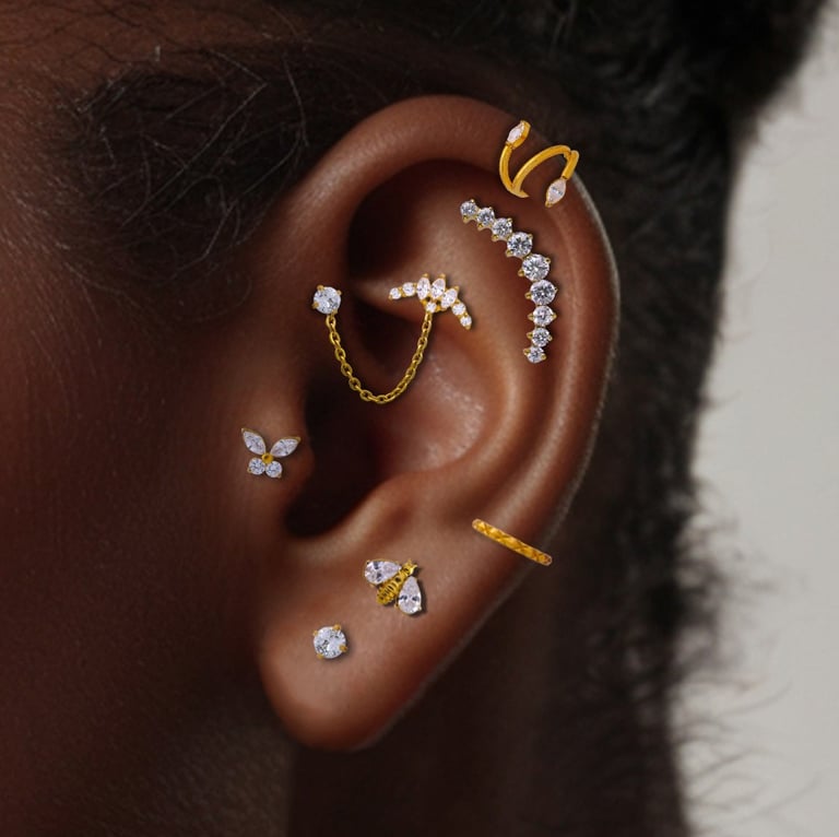 Helia piercing - Essonne - Helia piercing- Essone - Bijoux Piercing Titane – Vente de Piercings Titane Implantable PVD Doré,