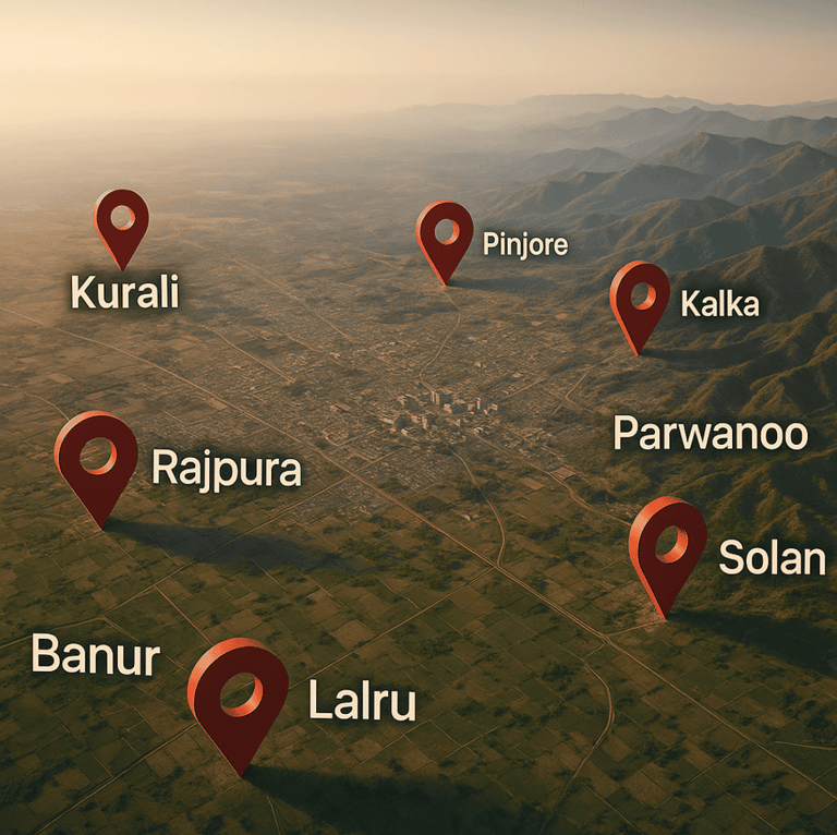 kurali rajpura banur lalru kalka parwanoo location pin on map