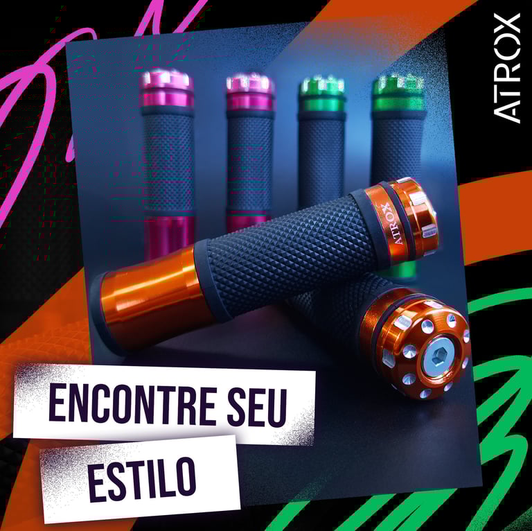 post de redes sociais sobre manoplas da página Atrox