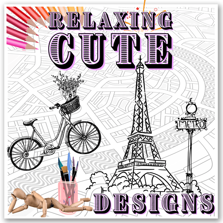 Category image for cute relaxing design coloring pages 
