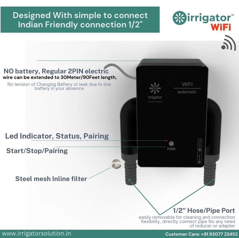 irrigator wifi garden timer connection diagram