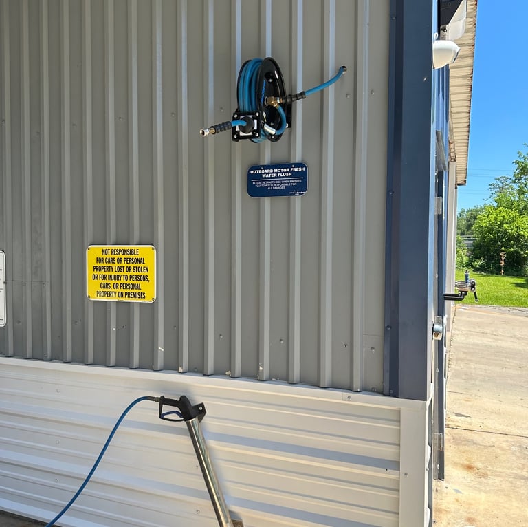 Boat Outboard Motor Flush 