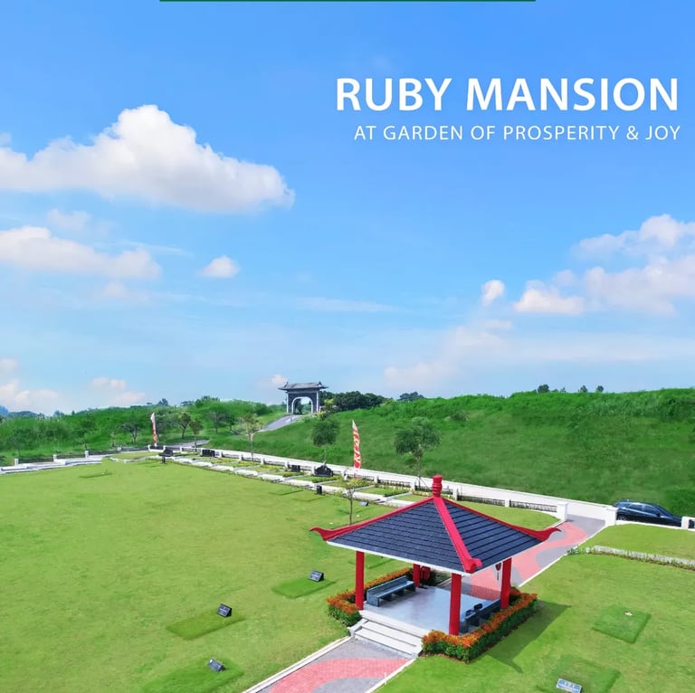 Makam tipe single burial di San Diego Hills, cluster Chinese