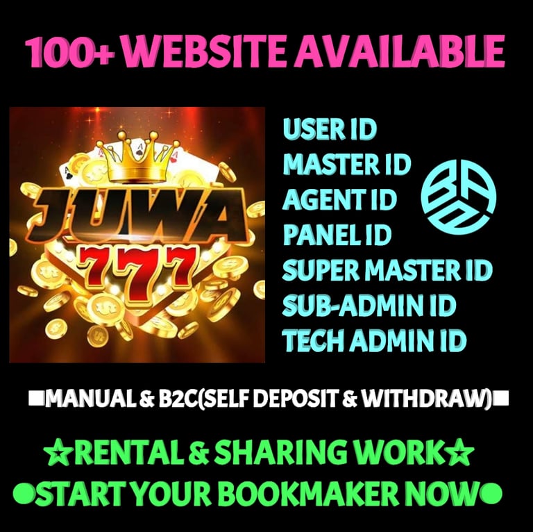 Juwa777 Betting ID: भारत का नंबर 1 विश्वसनीय Master और Admin ID प्रोवाइडर