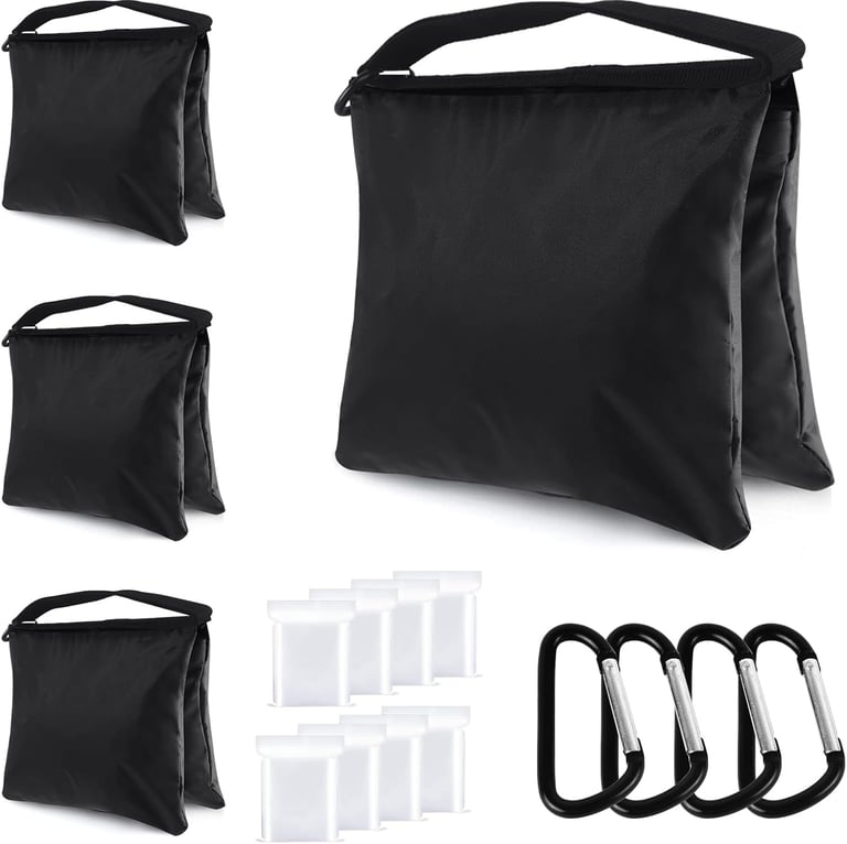 ABCCANOPY Photography Sandbag for Video Stand, Heavy Duty Weight Bags for Light Tripod, Camping Chai