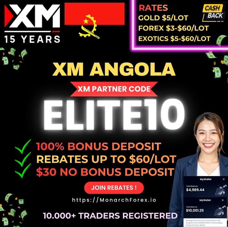 XM Angola partner code elite10