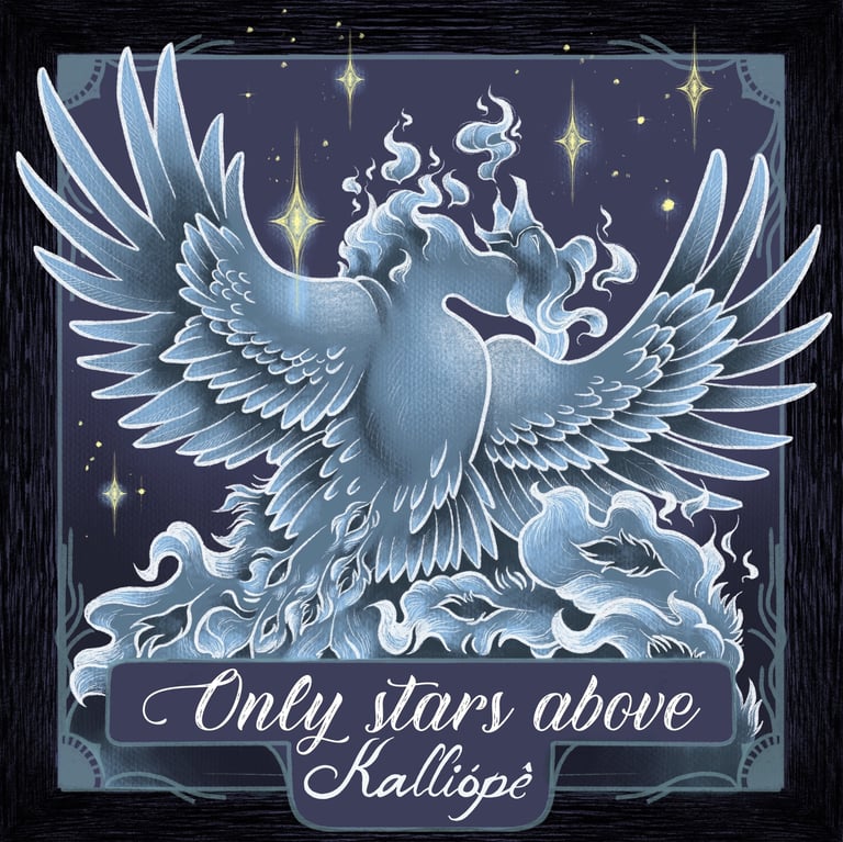 Only stars above, jaquette de l'album de Kalliópê