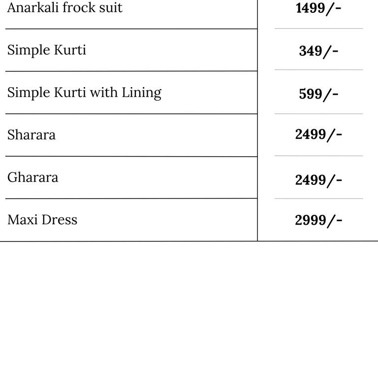 Ladies Tailor with Price