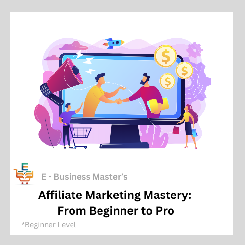 e business masters affiliate marketing mastery course logo