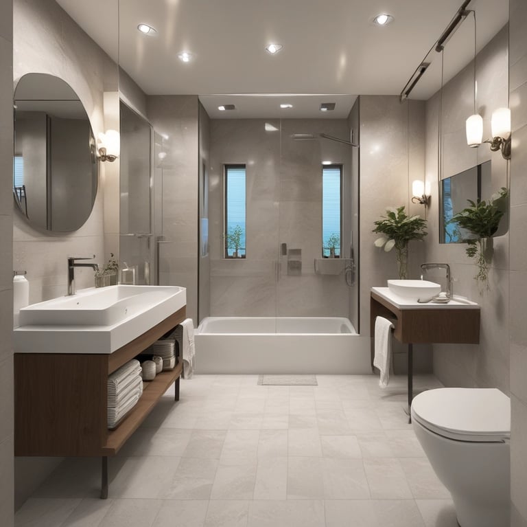 white ceramic bathtub near white bathtub