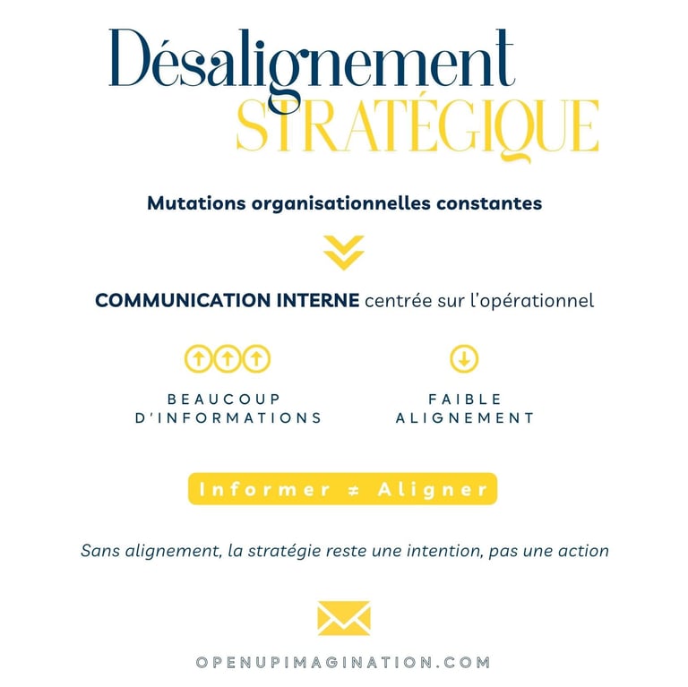 Désalignement stratégique : informer n’est pas aligner