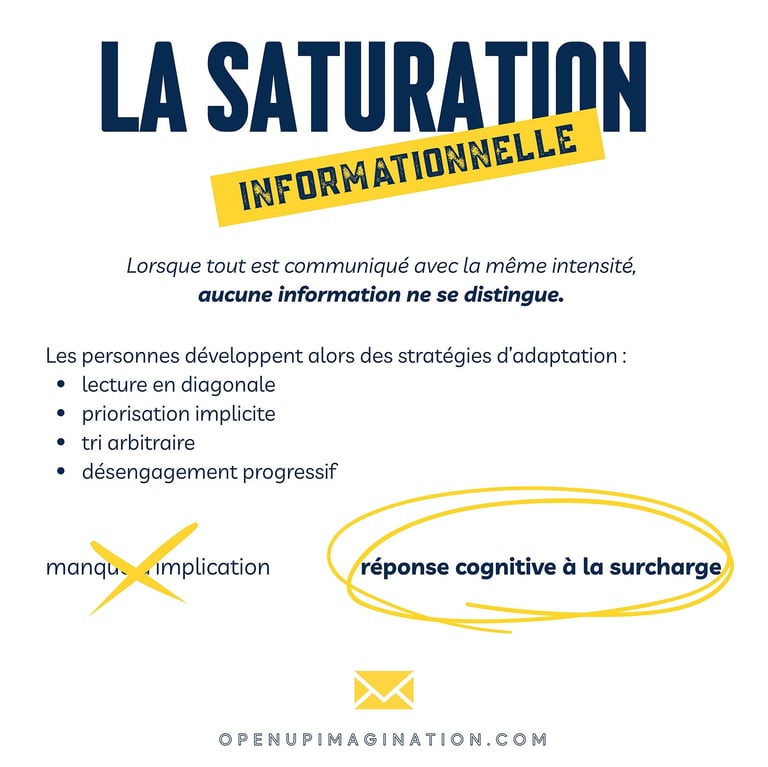 Saturation informationnelle en communication interne