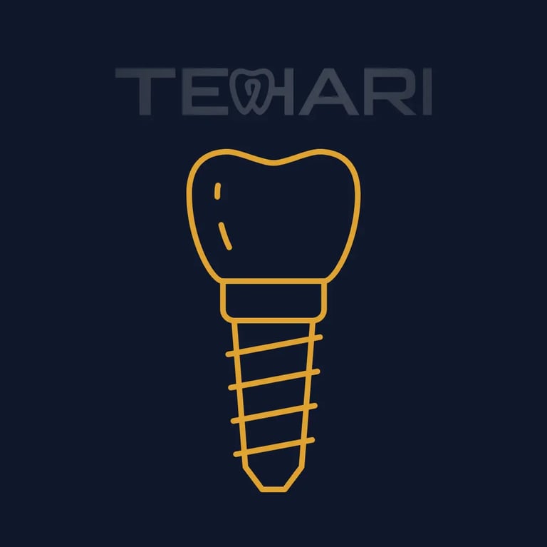 Implante dentário na clínica tehari odontologia em Osasco e Americana SP