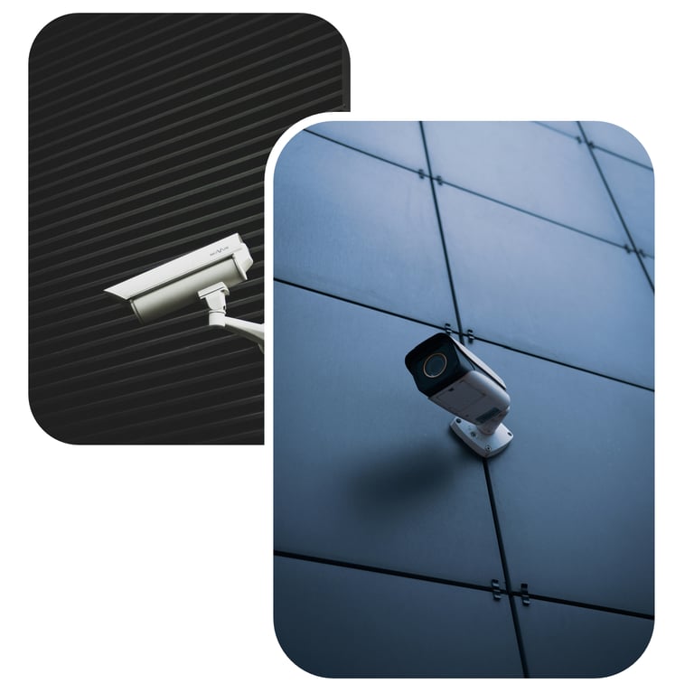 a camera and a camera on a white background