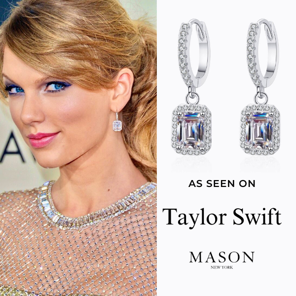 2 Carat diamond drop earrings