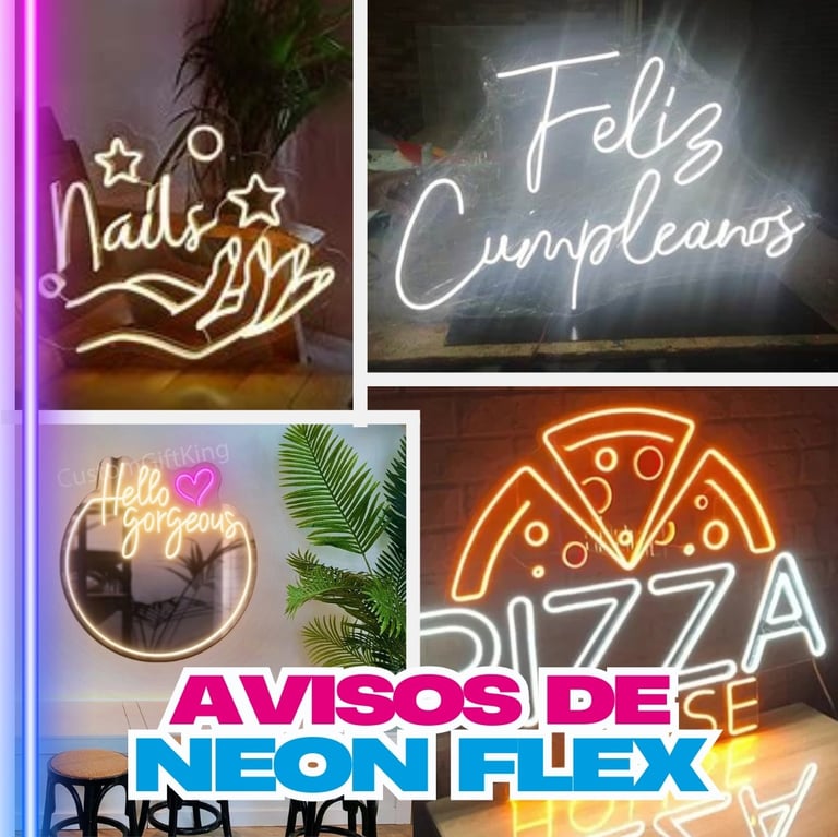 Avisos de neón Flex