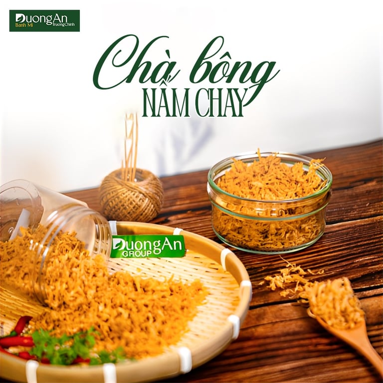 chà bông nấm chay