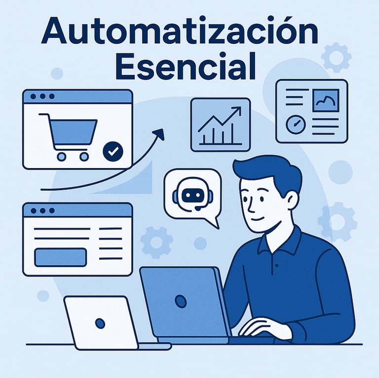 Automatización de atención, conversiones y análisis para negocios digitales