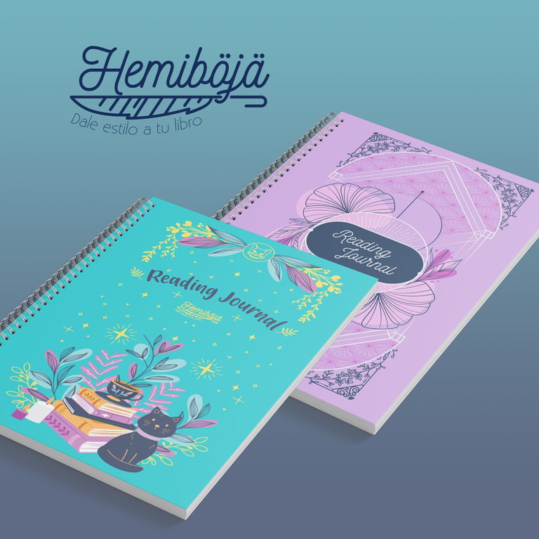 Preview of reading journal design by PanPanPancakes