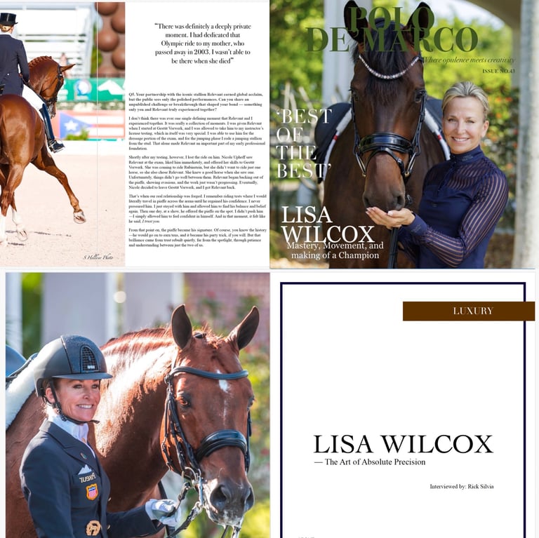 Olympian, Lisa Wilcox, Magazine Editorial