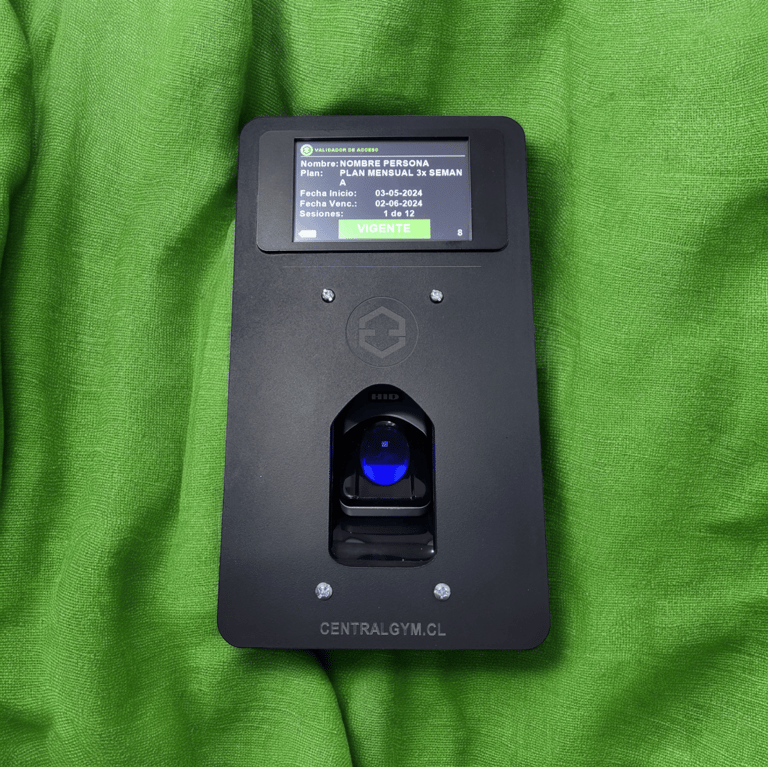 Control de Acceso para Gimnasio Sin Torniquete - Datos Relevantes Plan Vigente