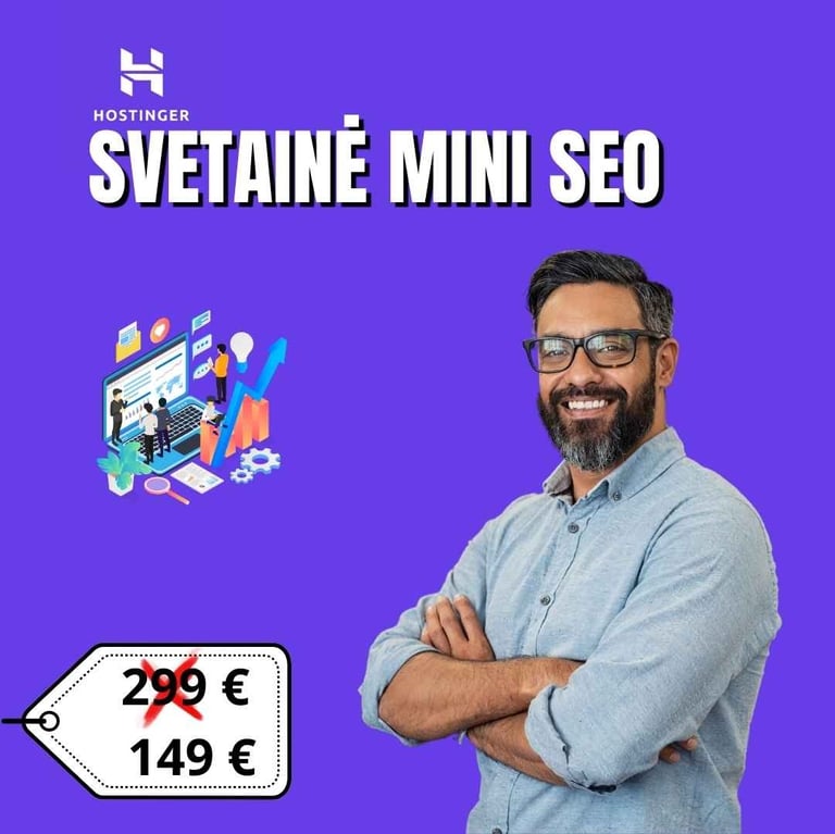 Svetainės kūrimas MINI SEO
