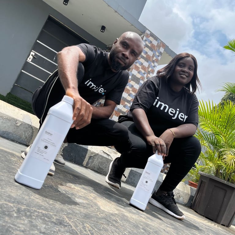 Project managers at imejer Africa