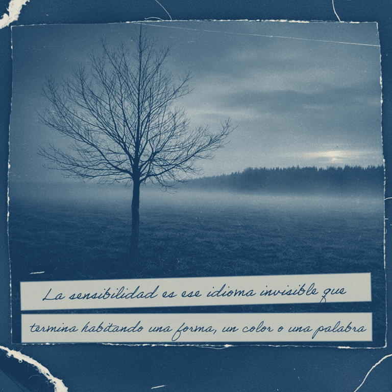 Cianotipia de arbol monterrey