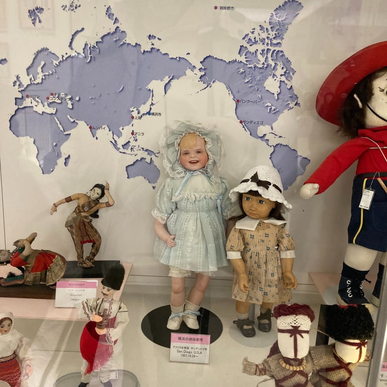 Dolls in Yokohama Dollhouse Museum