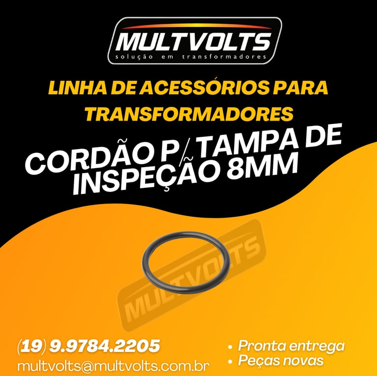 Cordão da Tampa de Inspeção  8 MM