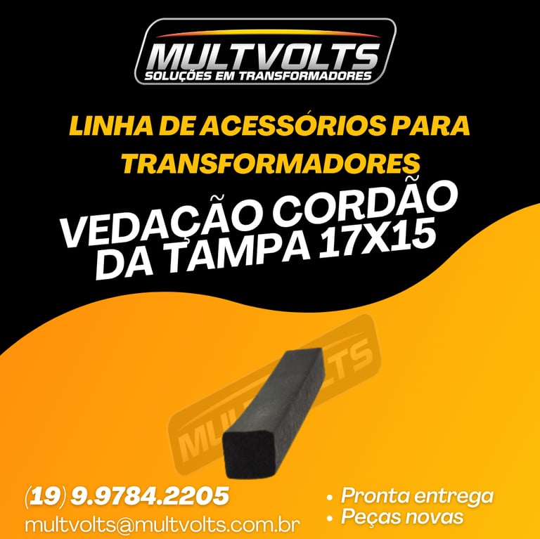 Vedação Cordão da Tampa 17x15