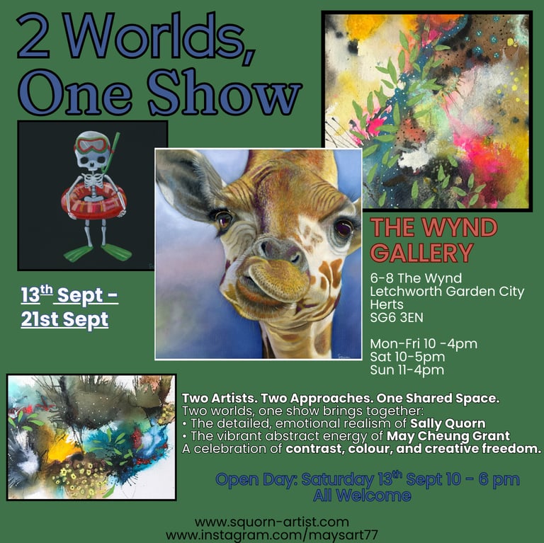 a poster for a show with a giraffe