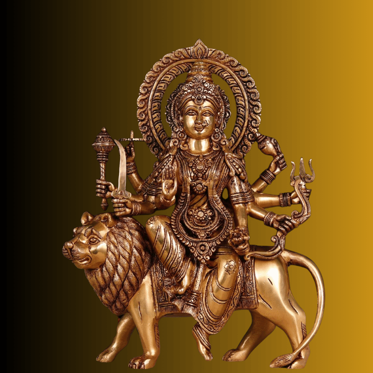 a statue of maa durga