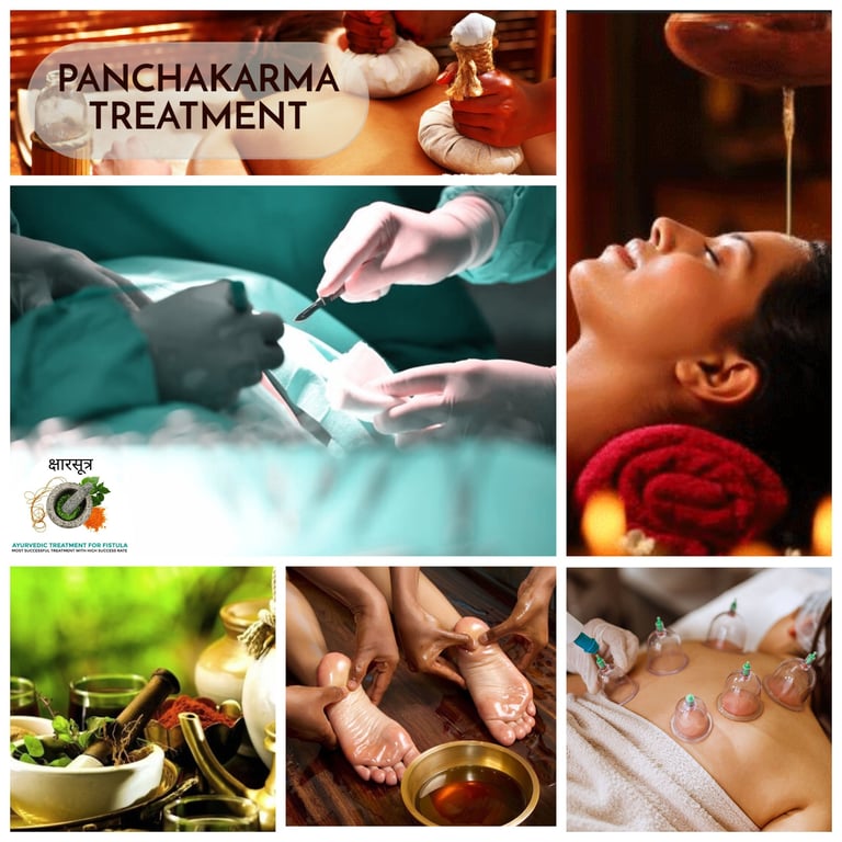 a collage of pictures of a woman getting a massage