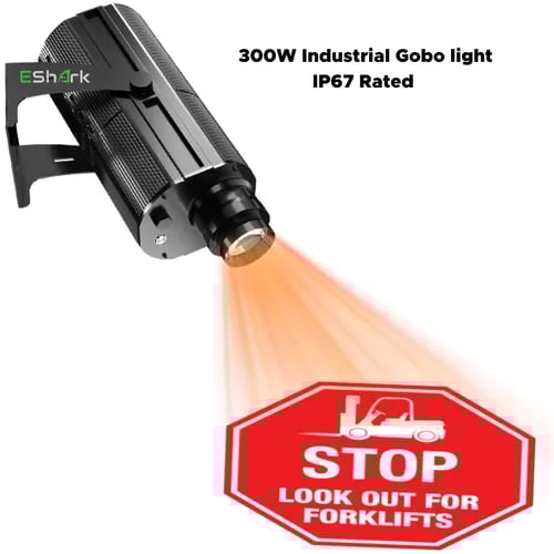Gobo Projector safety sign