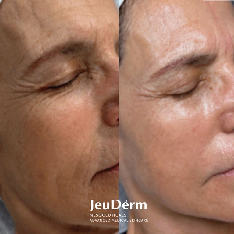 before and after from Jeudérm