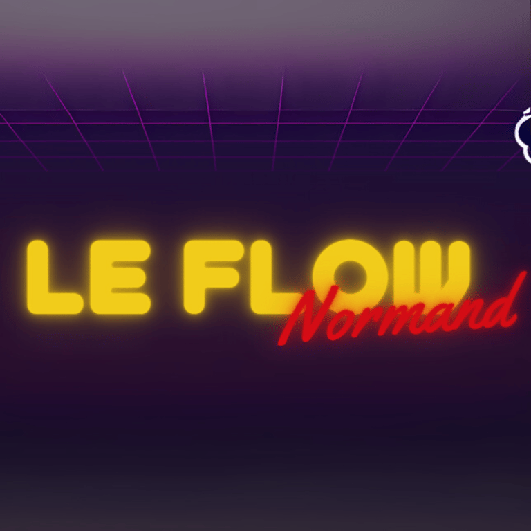a neon - lit sign that says le flo