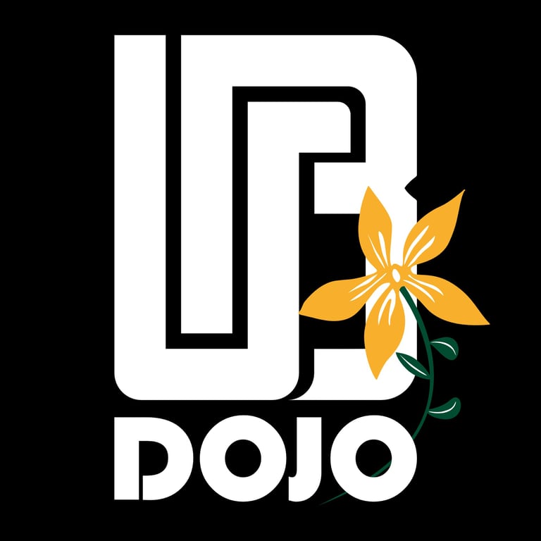 Le logo du club de Judo UB DOJO, basé à Voreppe.