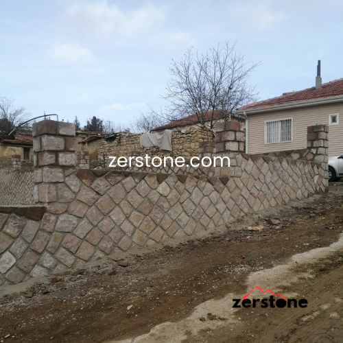 ankara taş bahçe duvarı